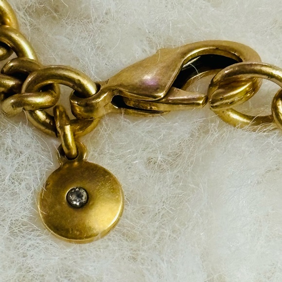 Jcrew Statement Necklace  ( Gold,  Blue iridescent crysta) - Picture 5 of 5